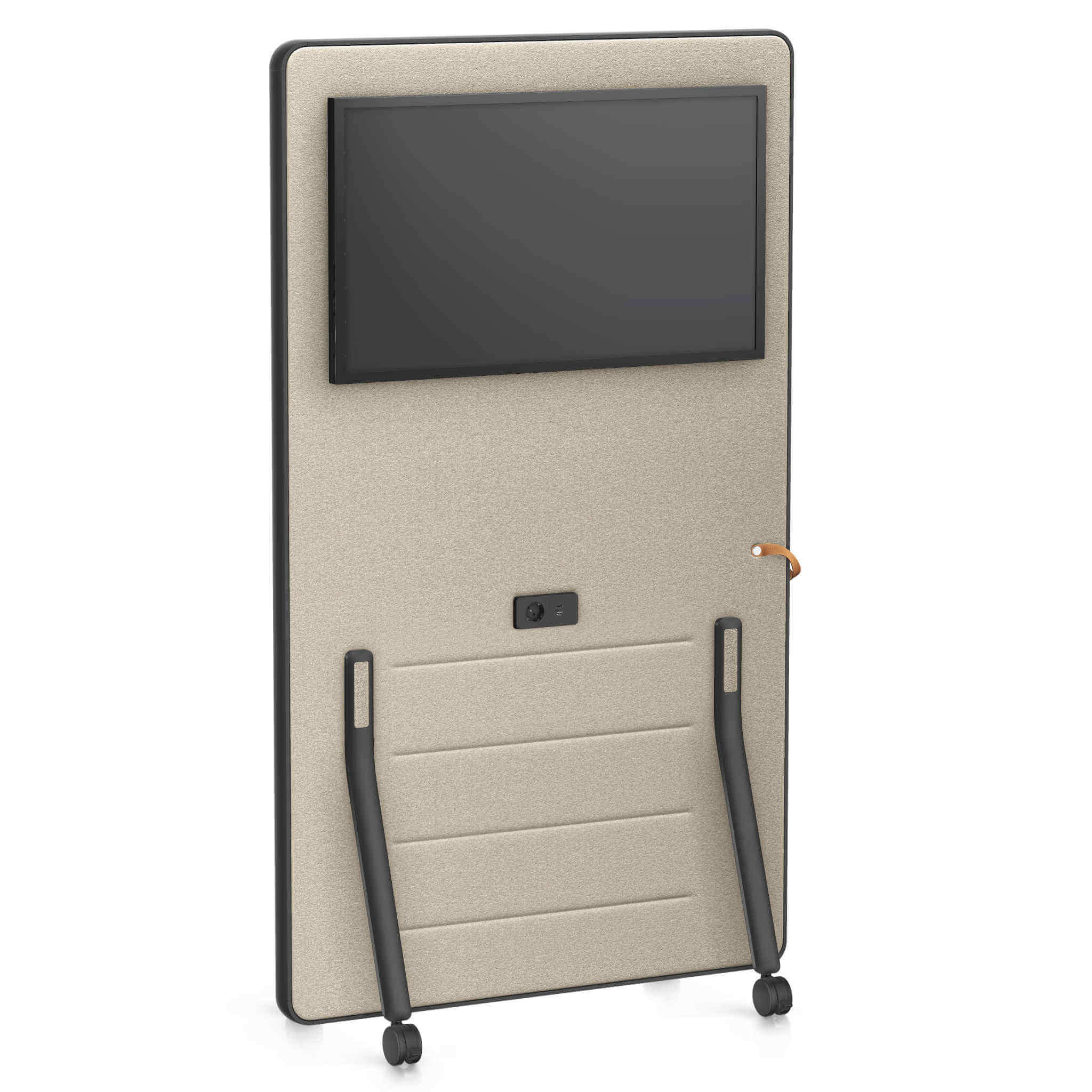 Interstuhl HUB HUM65 mobile Medienwand mit Monitorhalterung