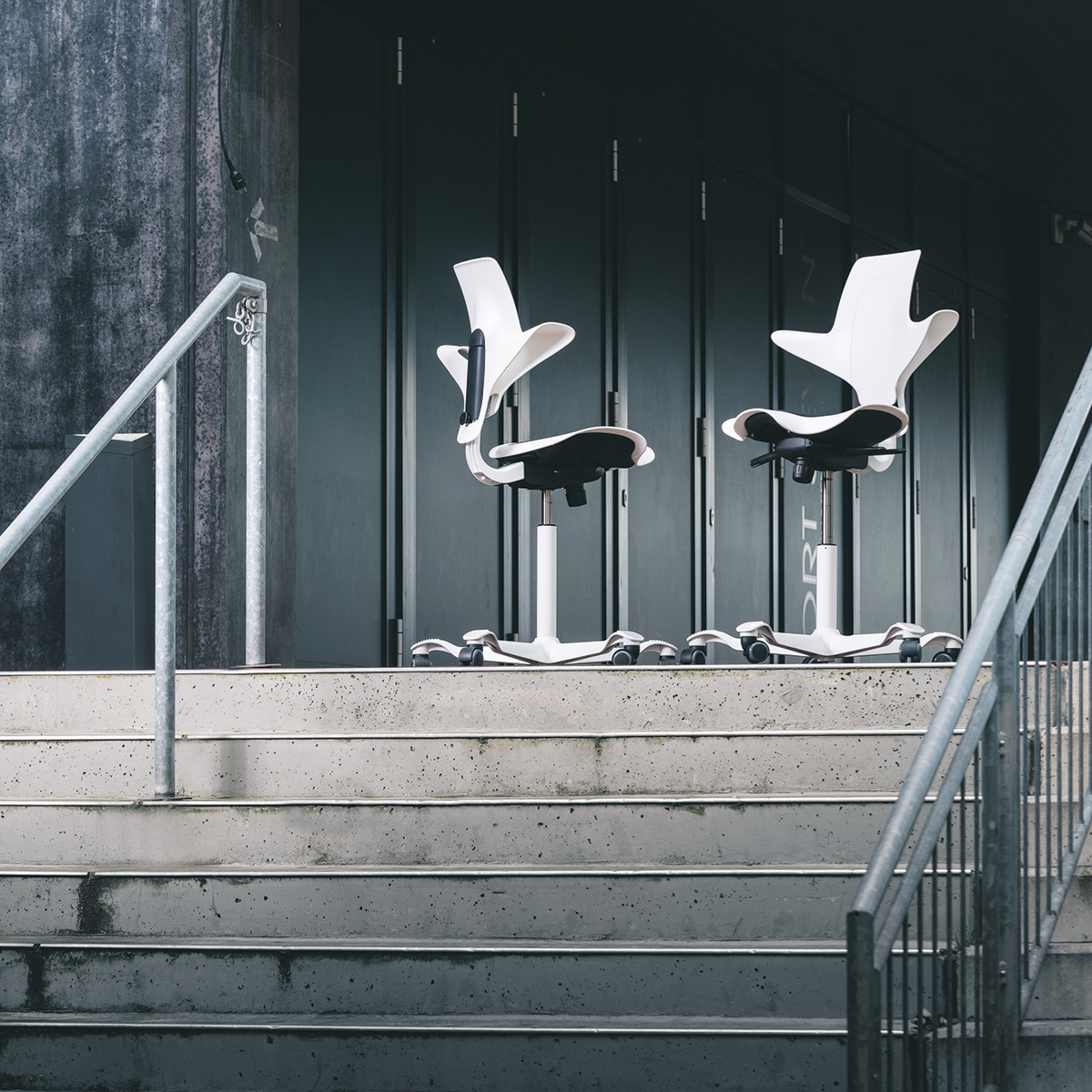 HAG Capisco Puls 8020 Arbeitsstuhl mit Sitzflächenmatte und Rückenlehne HAG Capisco Puls 8020 Arbeitsstuhl mit Sitzflächenmatte und Rückenlehne