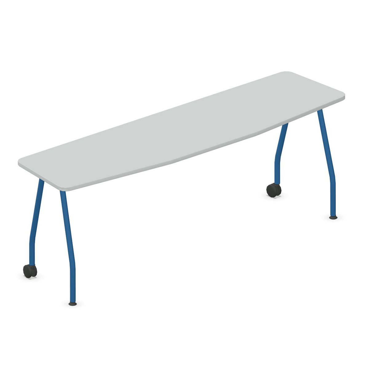 Steelcase VERB Studententisch auf Rollen in Chevronform, 2.100 x 500 mm Steelcase VERB Studententisch auf Rollen in Chevronform, 2.100 x 500 mm