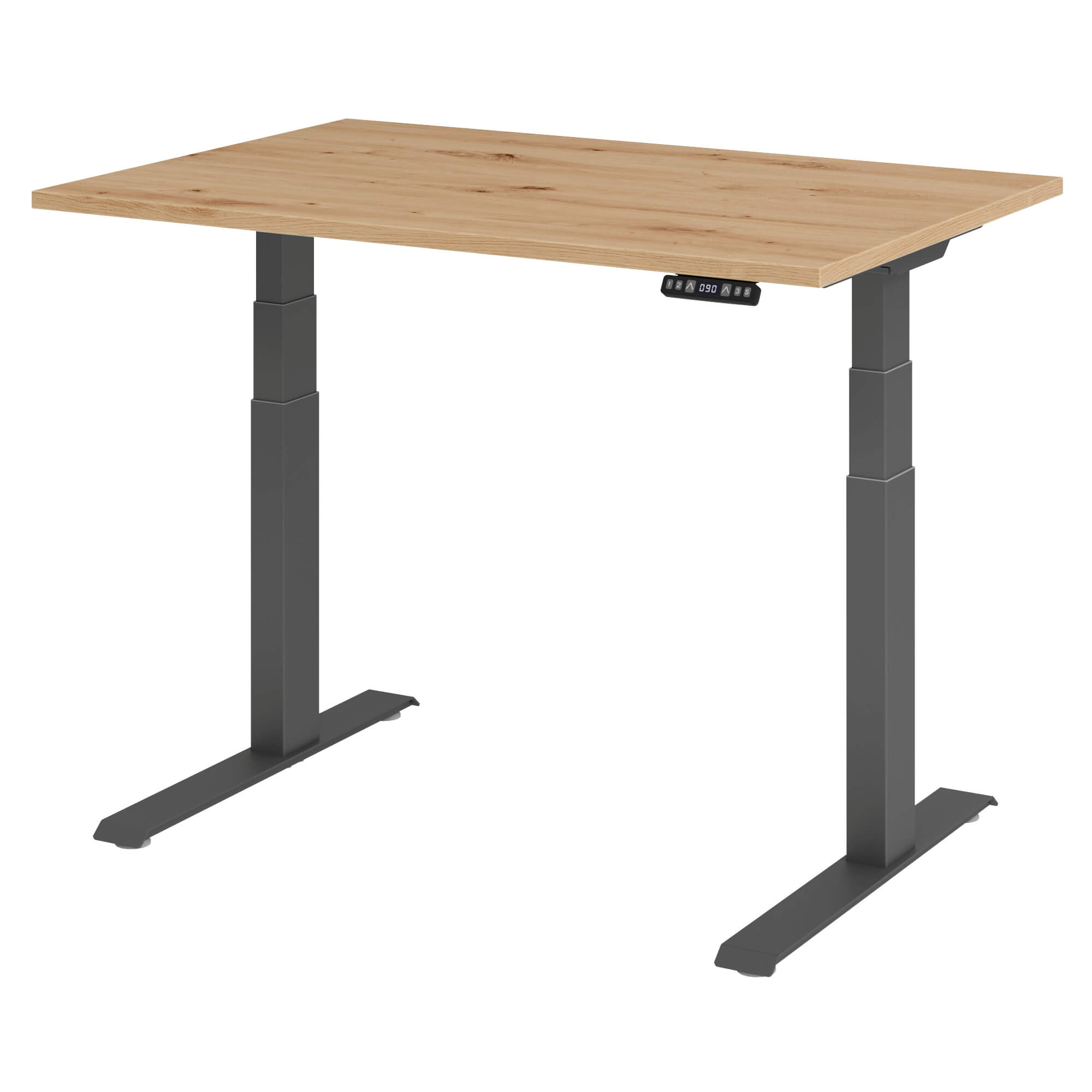 Elektrisch höhenverstellbarer Schreibtisch LIFT.UP Basic 2 - 120x80 cm mit Memory-Funktion Elektrisch höhenverstellbarer Schreibtisch LIFT.UP Basic 2 - 120x80 cm mit Memory-Funktion