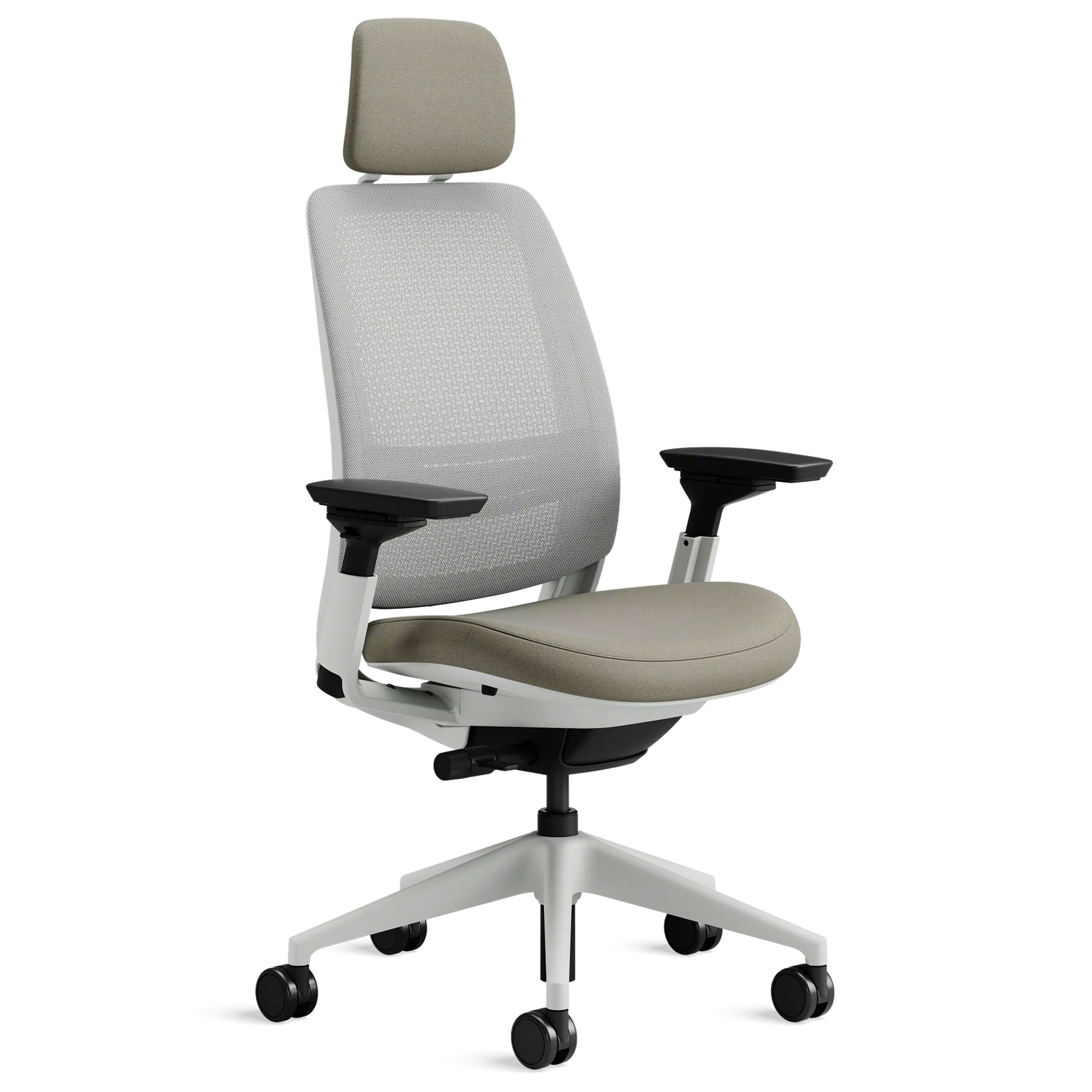 Steelcase Series 2 Bürostuhl mit Kopfstütze, Synchronmechanik und 3D-Netzrücken, individuell konfigurierbar