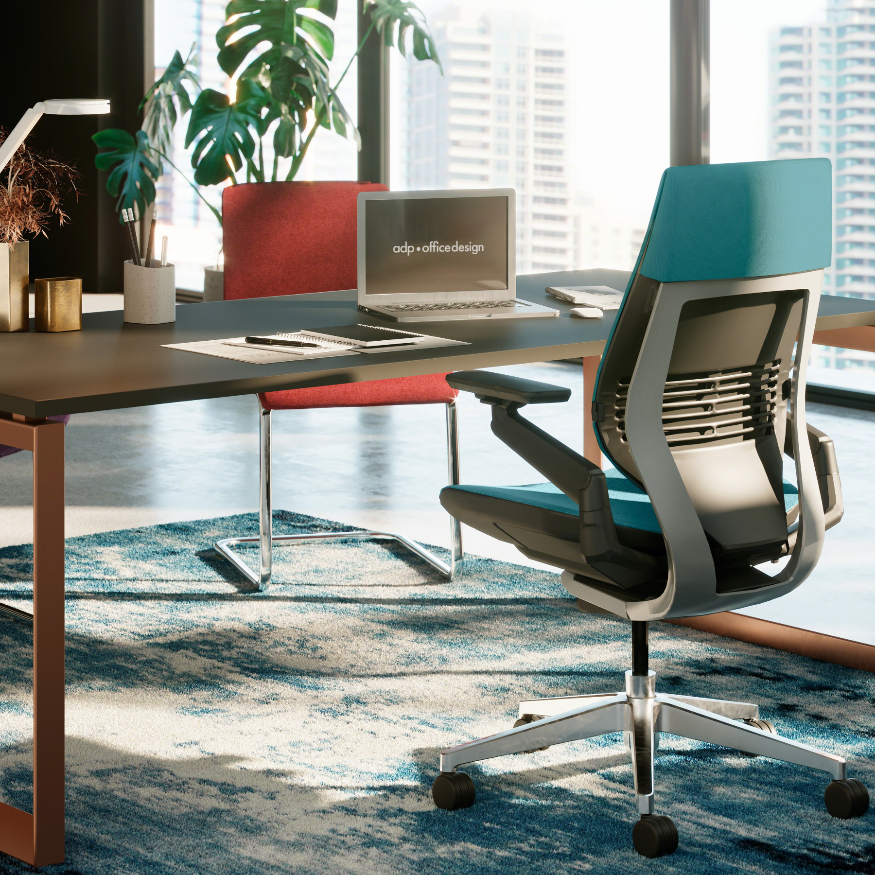 Steelcase GESTURE Bürodrehstuhl mit Stofftop