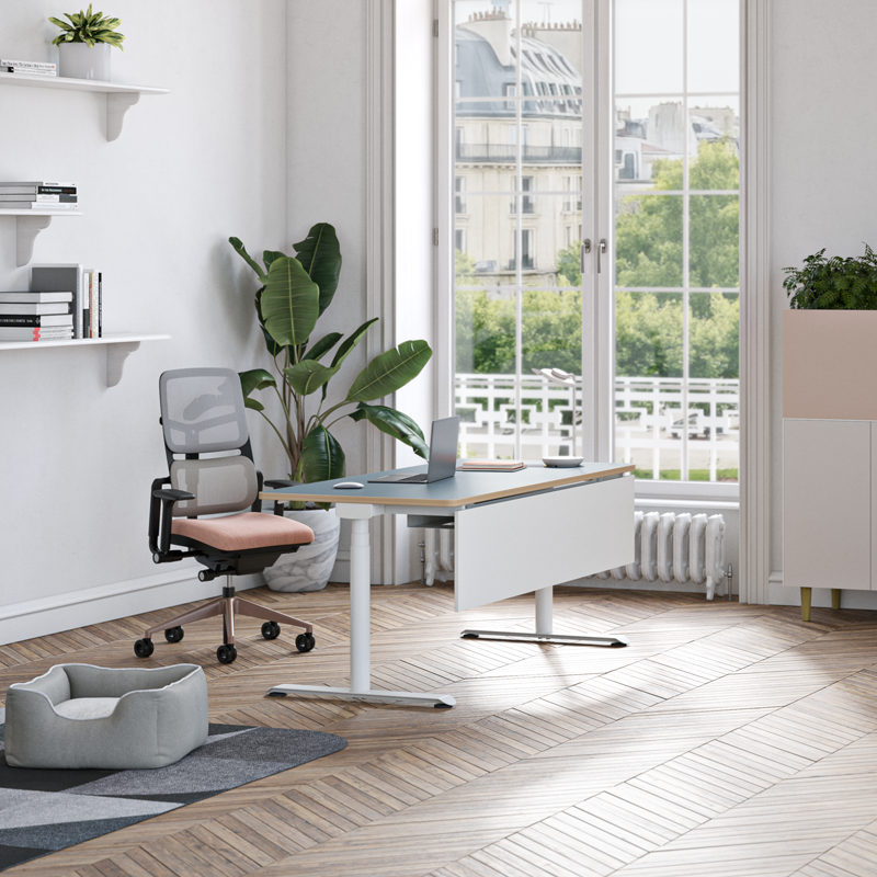 Steelcase Possilio höhenverstellbarer Schreibtisch, individuell konfigurierbar