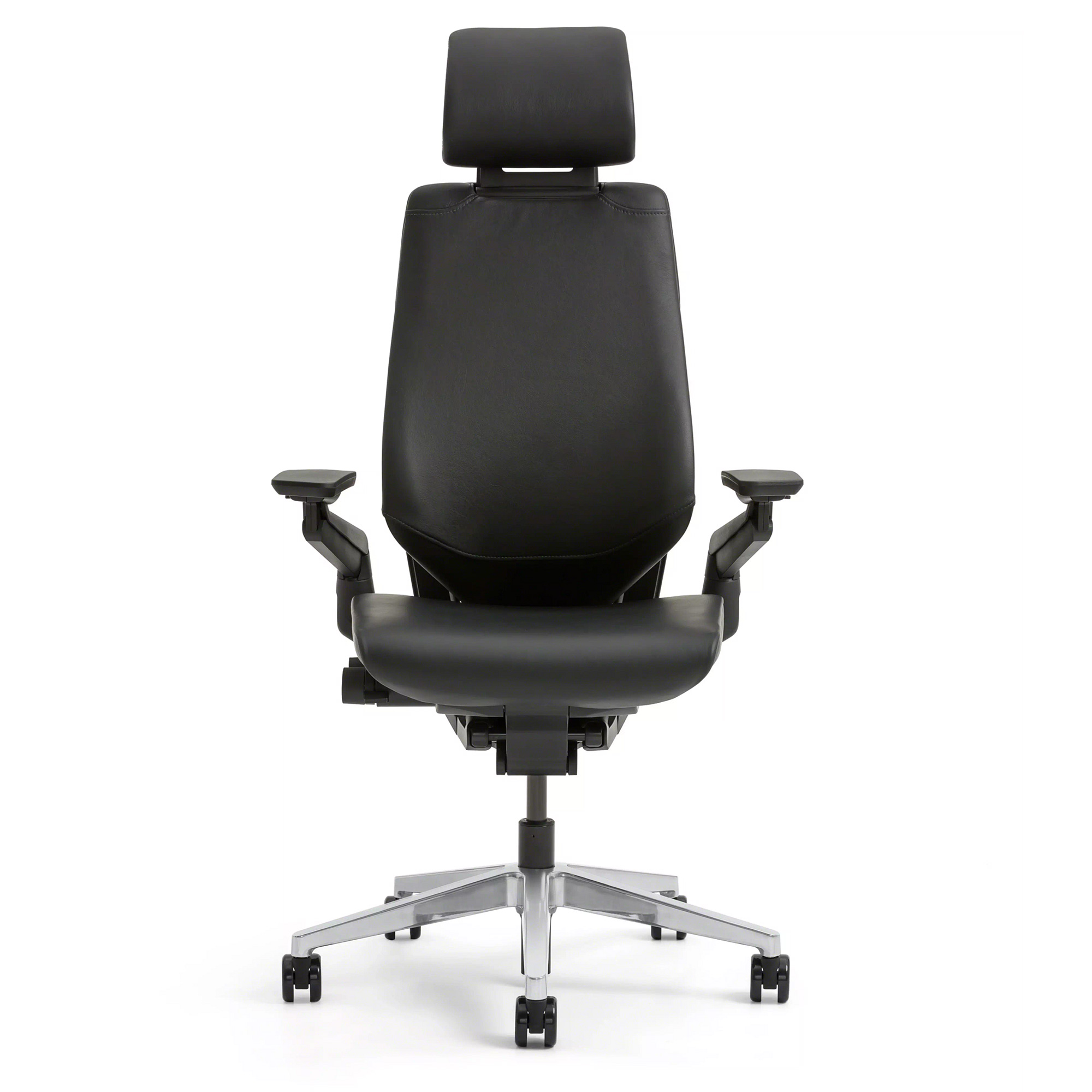 Steelcase GESTURE Executive Bürostuhl mit Lederbezug und Kopfstütze Steelcase GESTURE Executive Bürostuhl mit Lederbezug und Kopfstütze