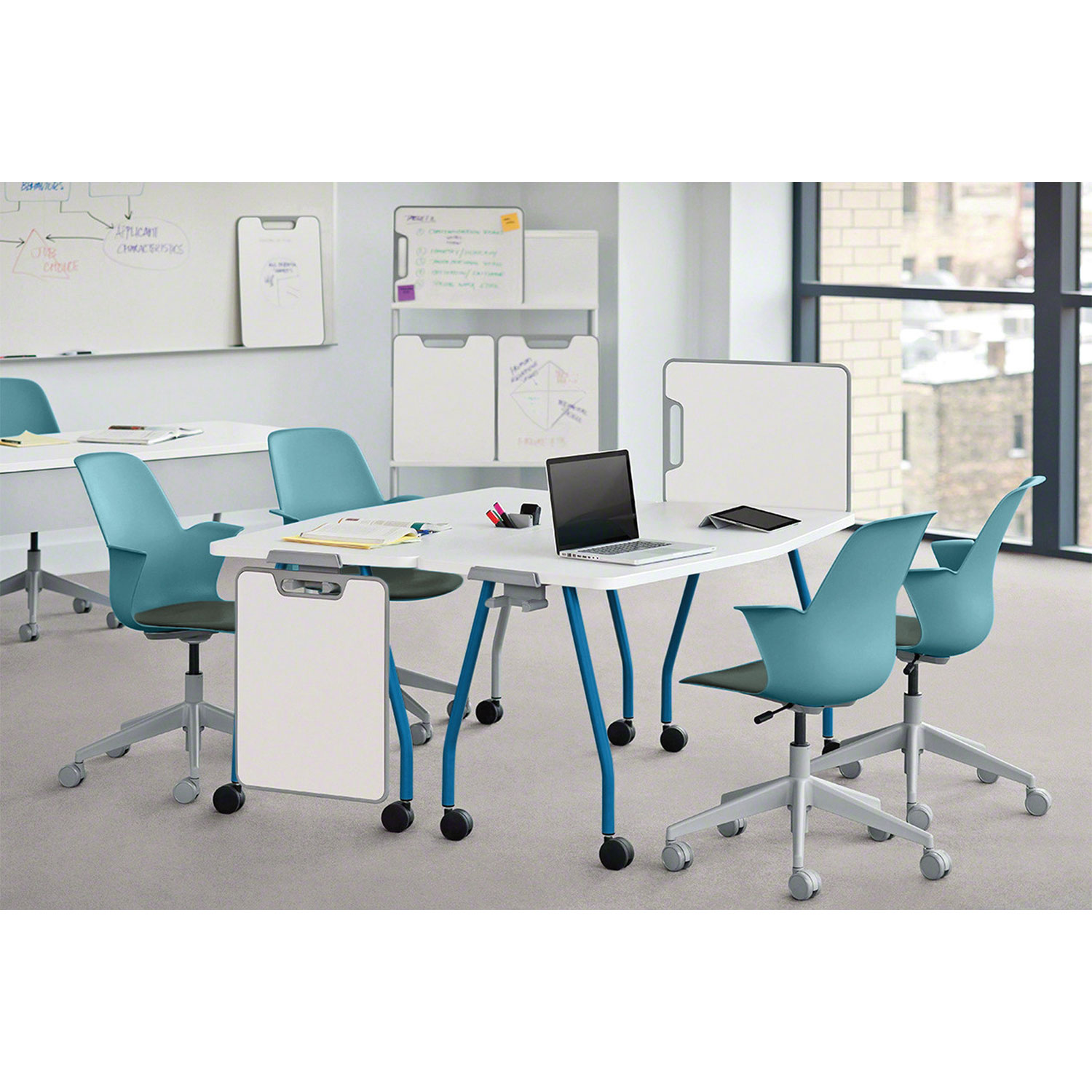 Steelcase VERB Team- und Seminartisch auf Rollen, 1.600 x 1.000 mm