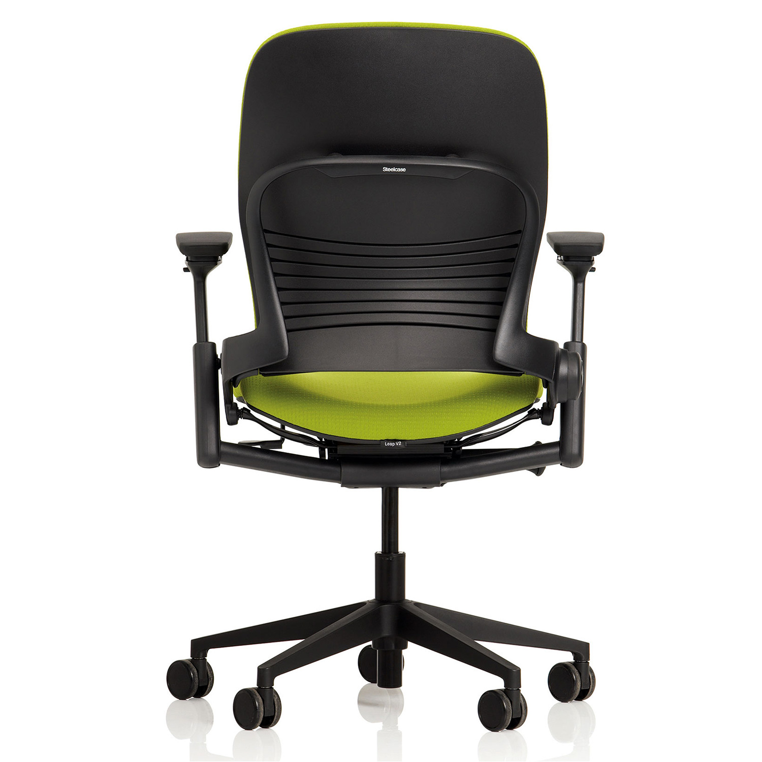 Steelcase LEAP V2 Bürostuhl mit Armlehnen und Lordosenstütze