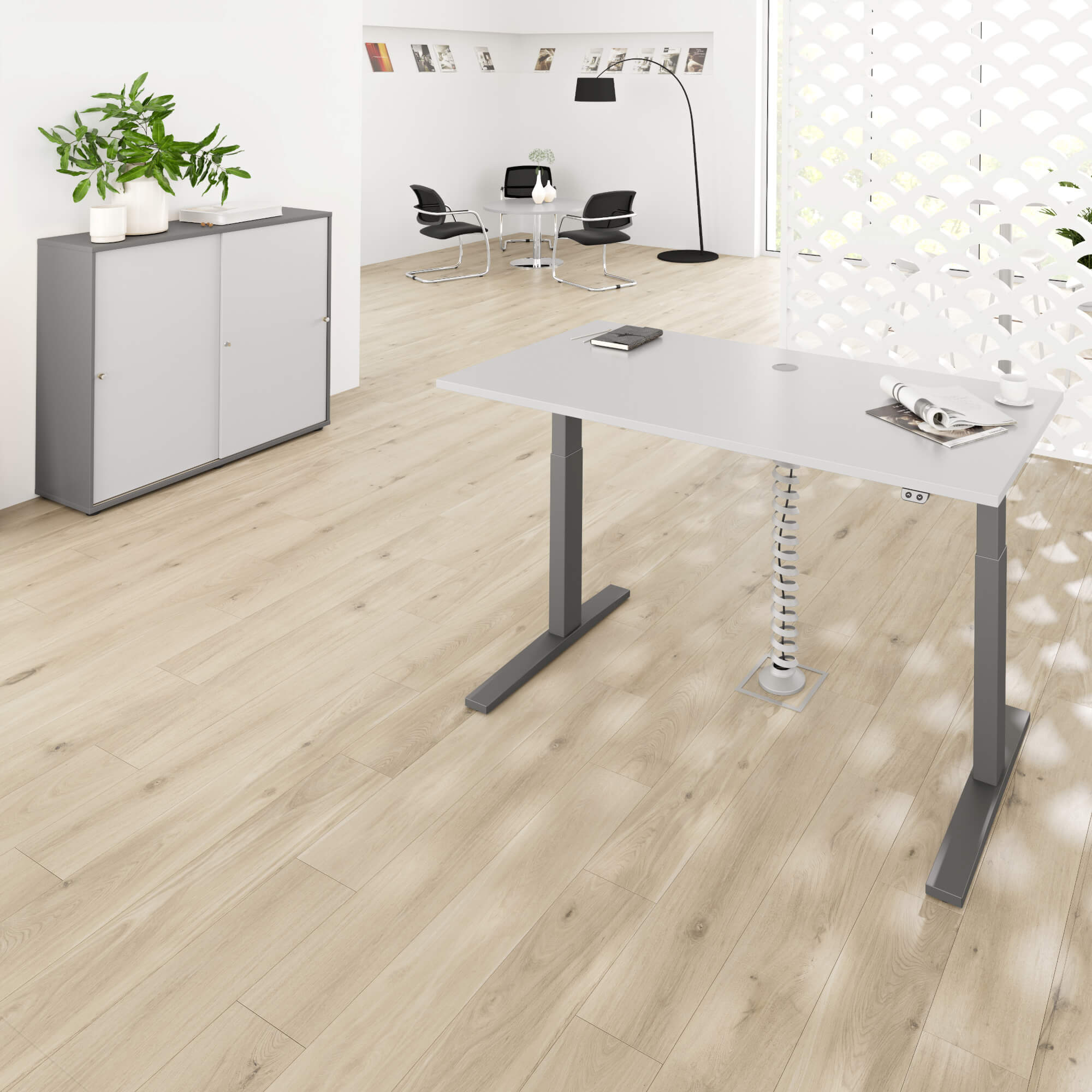 Elektrisch höhenverstellbarer Schreibtisch LIFT.UP Basic 1 - 180x80 cm Elektrisch höhenverstellbarer Schreibtisch LIFT.UP Basic 1 - 180x80 cm