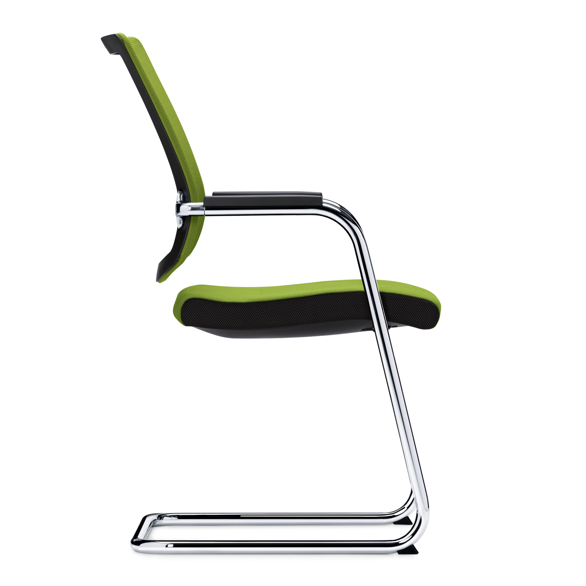 Sedus BLACK DOT NET Besucherstuhl BD-236 mit Freischwinger-Gestell und Netzrücken Sedus BLACK DOT NET Besucherstuhl BD-236 mit Freischwinger-Gestell und Netzrücken