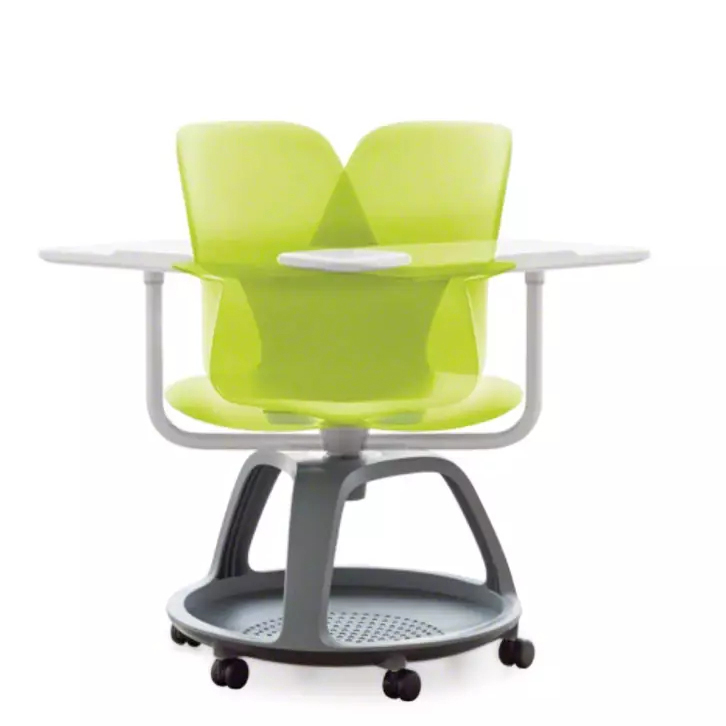 Steelcase NODE Seminarstuhl mit Schreibtablar Aktionsmodell Orange