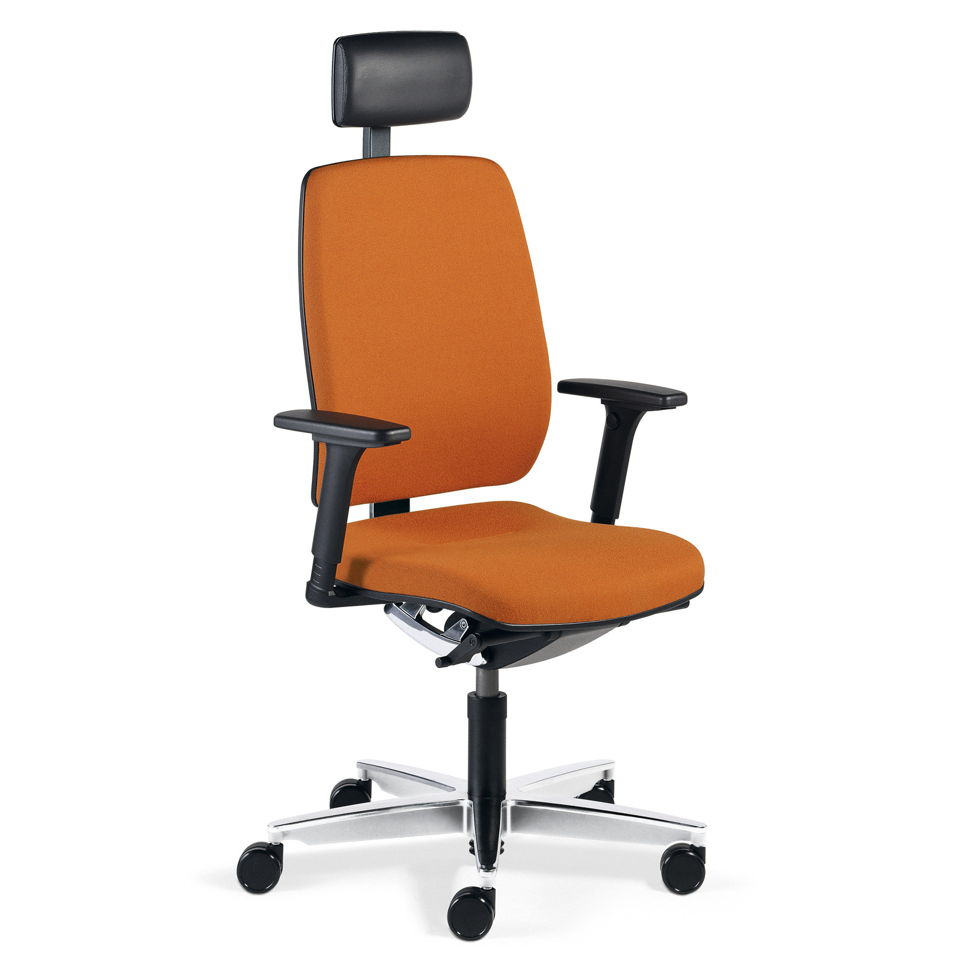 Sedus EARLY BIRD Bürodrehstuhl EB-102, hohe Rückenlehne und optionale Kopfstütze mit Lederbezug Sedus EARLY BIRD Bürodrehstuhl EB-102, hohe Rückenlehne und optionale Kopfstütze mit Lederbezug