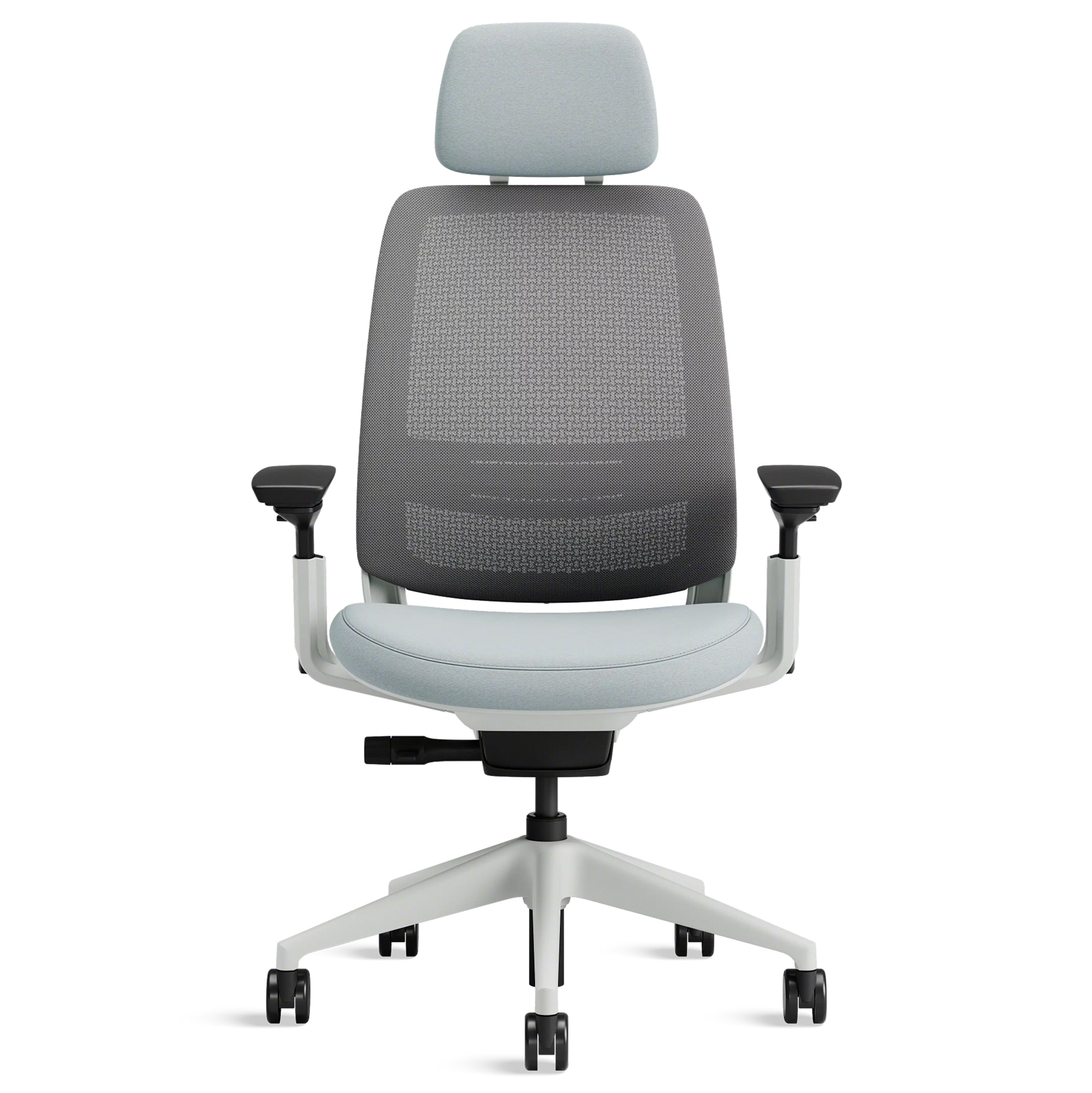 Steelcase Series 2 Bürostuhl mit Kopfstütze, Synchronmechanik und 3D-Netzrücken, individuell konfigurierbar