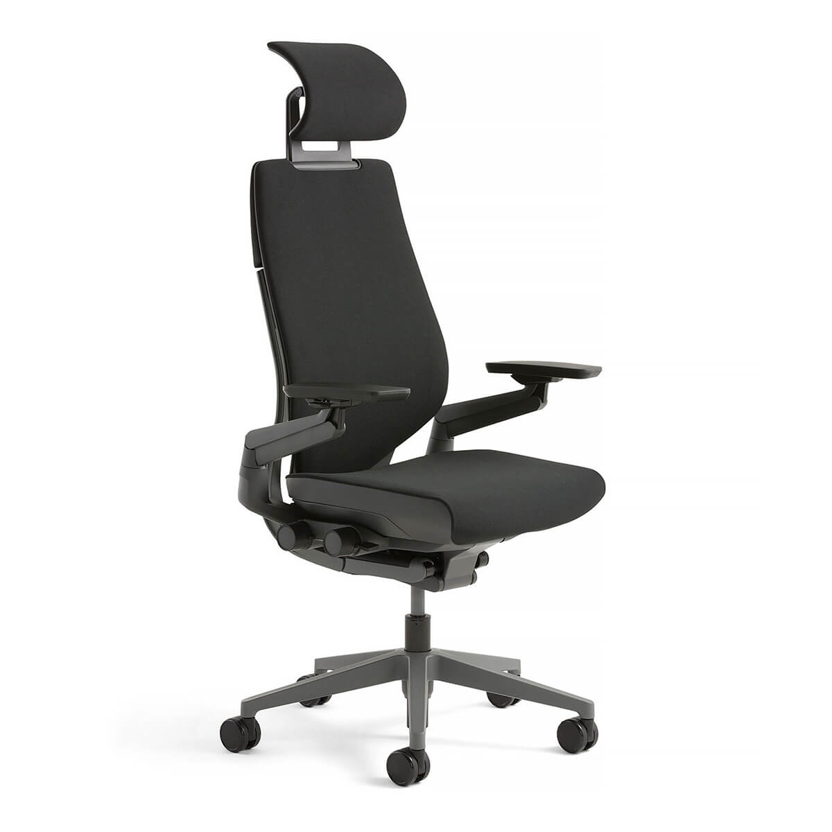 Steelcase GESTURE Arbeitsstuhl mit Kopfstütze und Stofftop