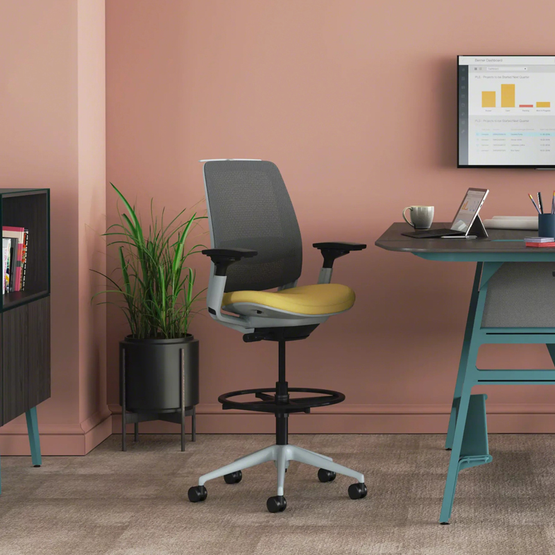 Steelcase SERIES 2 Bürostuhl, gewichtsaktiviert, vollgepolstert