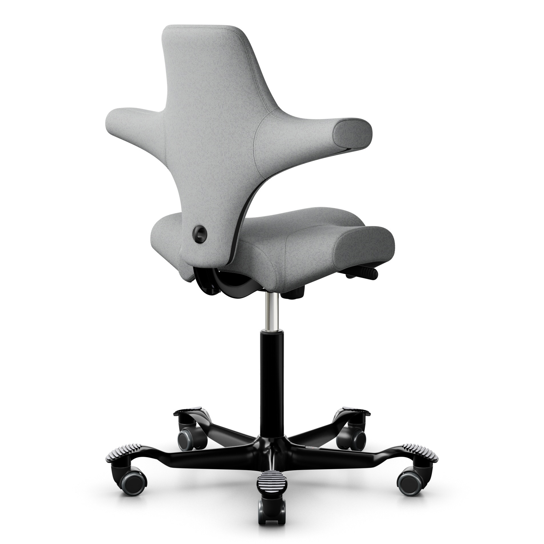 HAG Capisco 8106 Lagermodell - Bezugsstoff Capture 4102 grau - Gestell schwarz HAG Capisco 8106 Lagermodell - Bezugsstoff Capture 4102 grau - Gestell schwarz