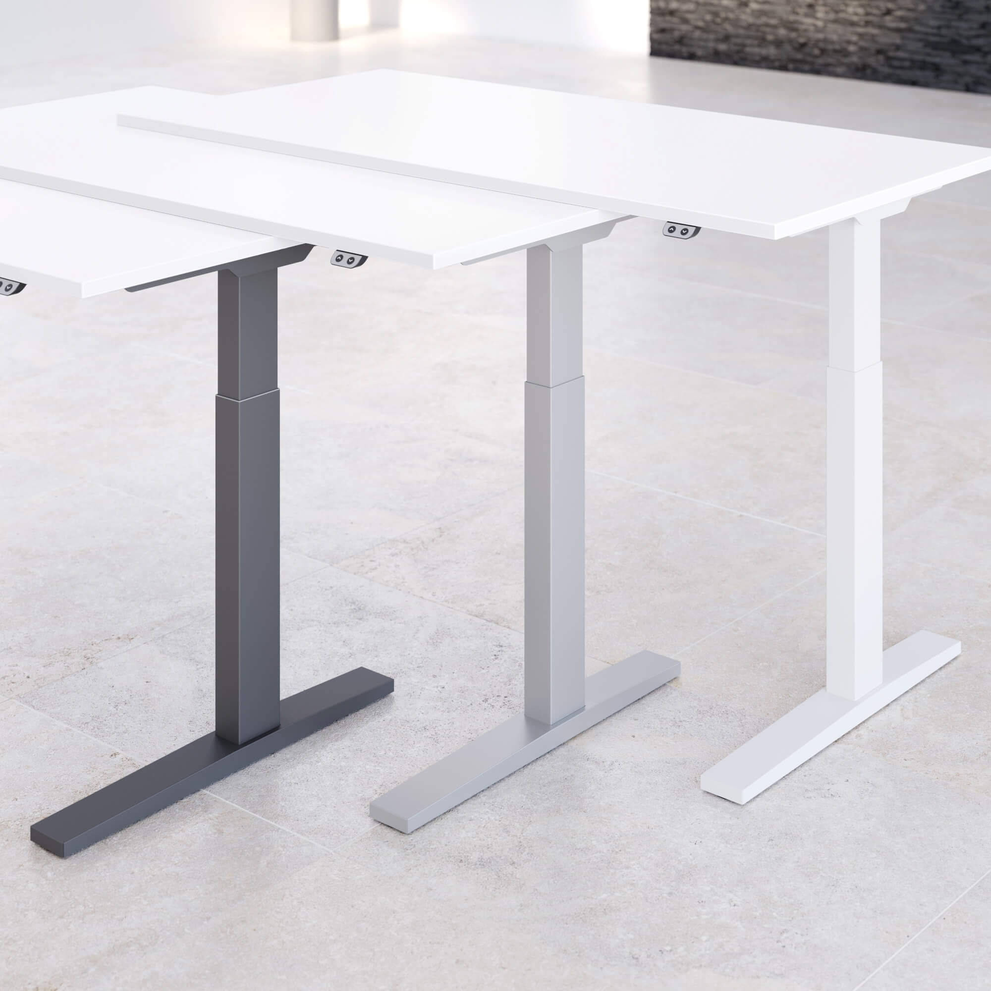 Elektrisch höhenverstellbarer Schreibtisch LIFT.UP Basic 1 - 180x80 cm Elektrisch höhenverstellbarer Schreibtisch LIFT.UP Basic 1 - 180x80 cm