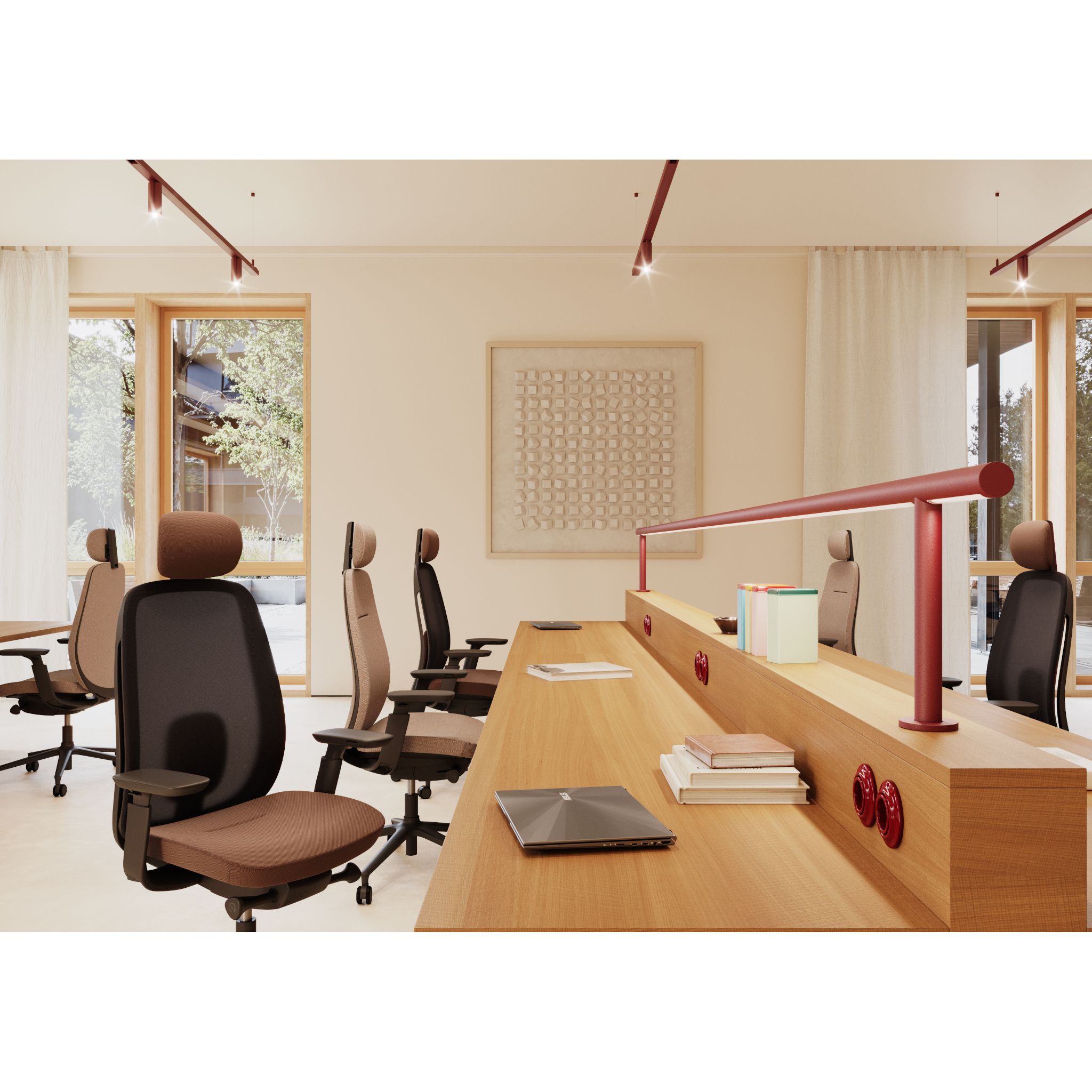Profim Pace MAX 100SFL Bürodrehstuhl mit Polsterrücken, Stoff Select 68210