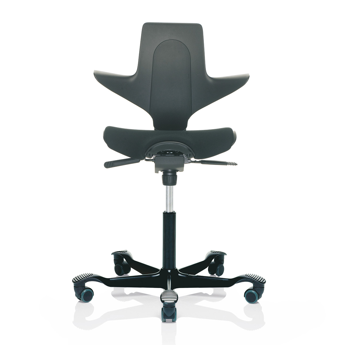 HAG Capisco Puls 8020 Arbeitsstuhl mit Sitzflächenmatte und Rückenlehne HAG Capisco Puls 8020 Arbeitsstuhl mit Sitzflächenmatte und Rückenlehne