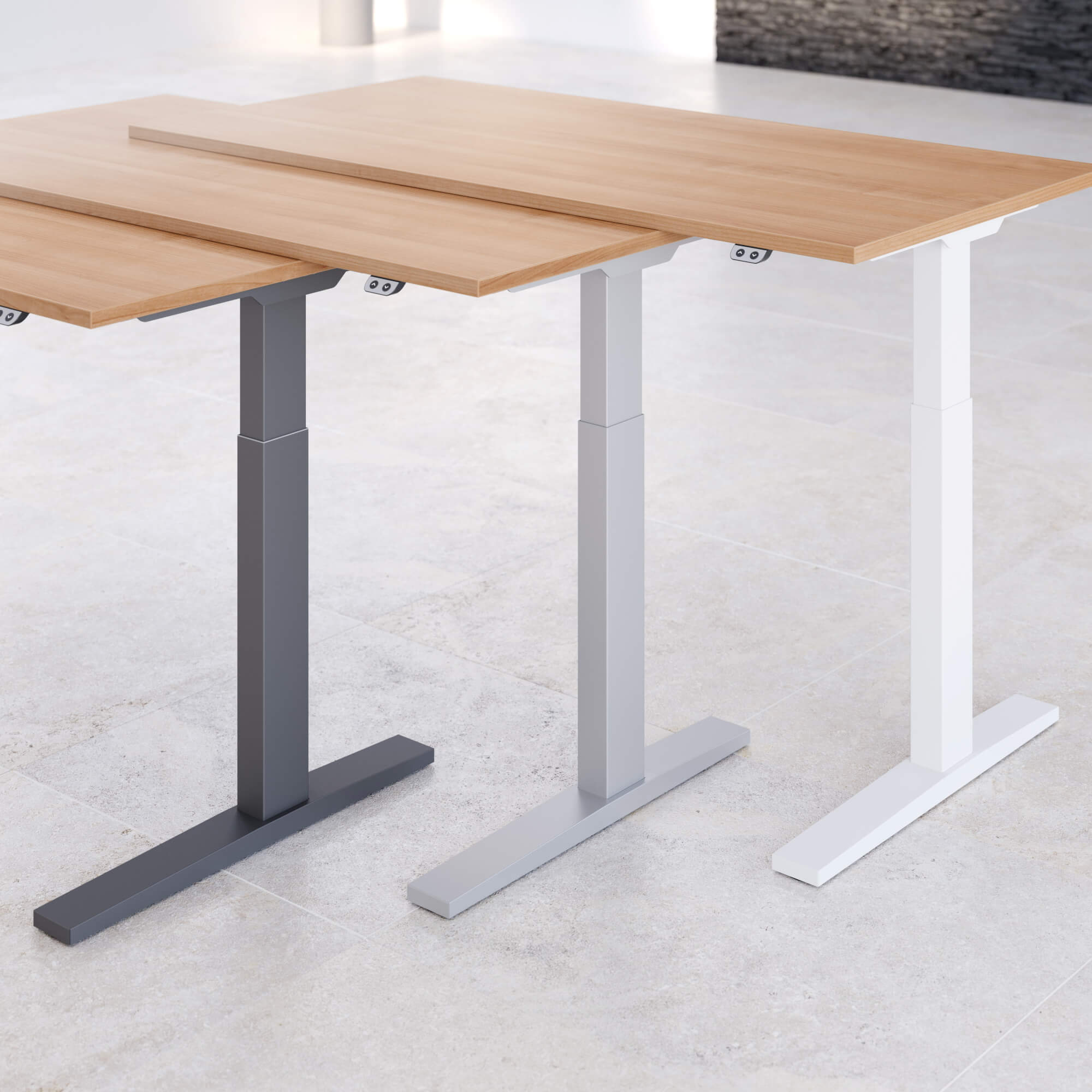 Elektrisch höhenverstellbarer Schreibtisch LIFT.UP Basic 1 - 180x80 cm Elektrisch höhenverstellbarer Schreibtisch LIFT.UP Basic 1 - 180x80 cm