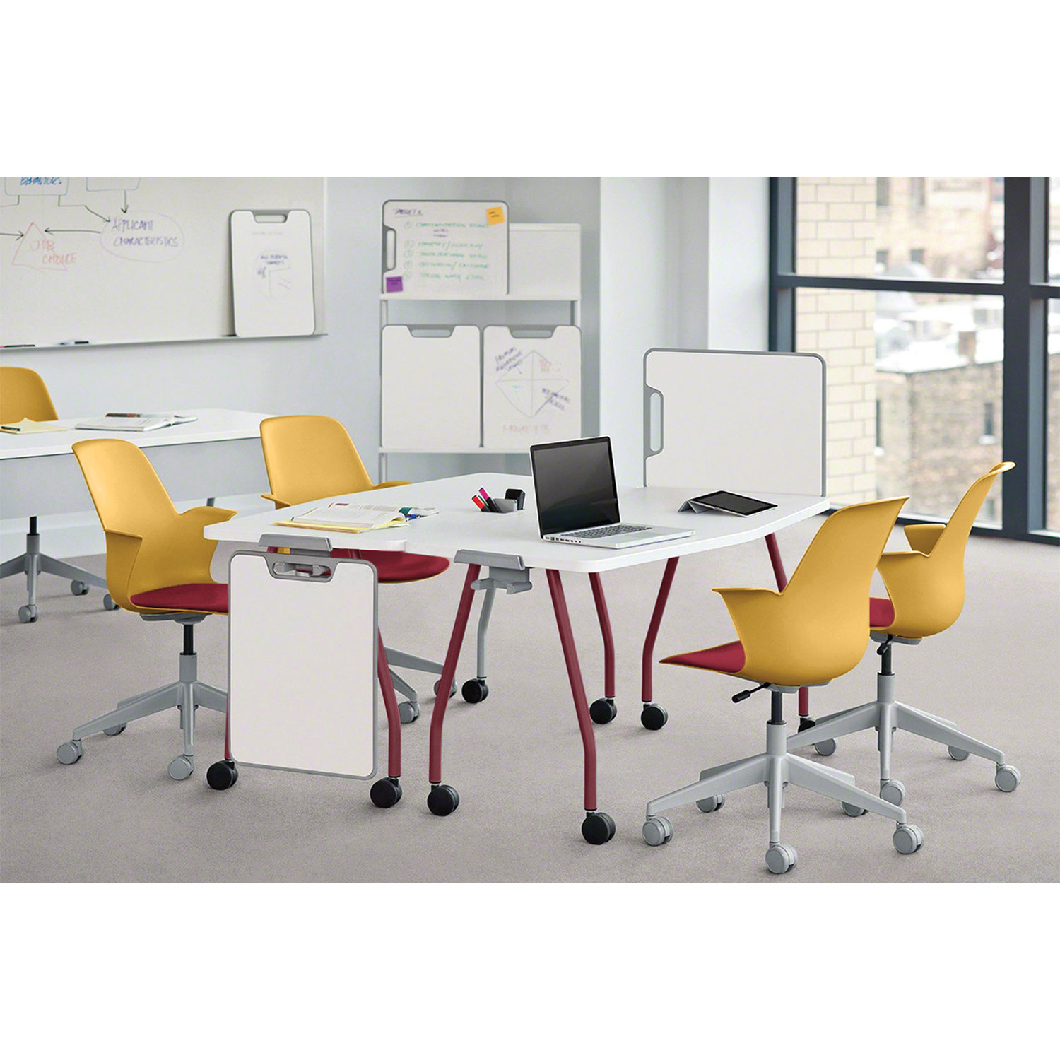 Steelcase VERB Team- und Seminartisch auf Rollen, 1.600 x 1.000 mm