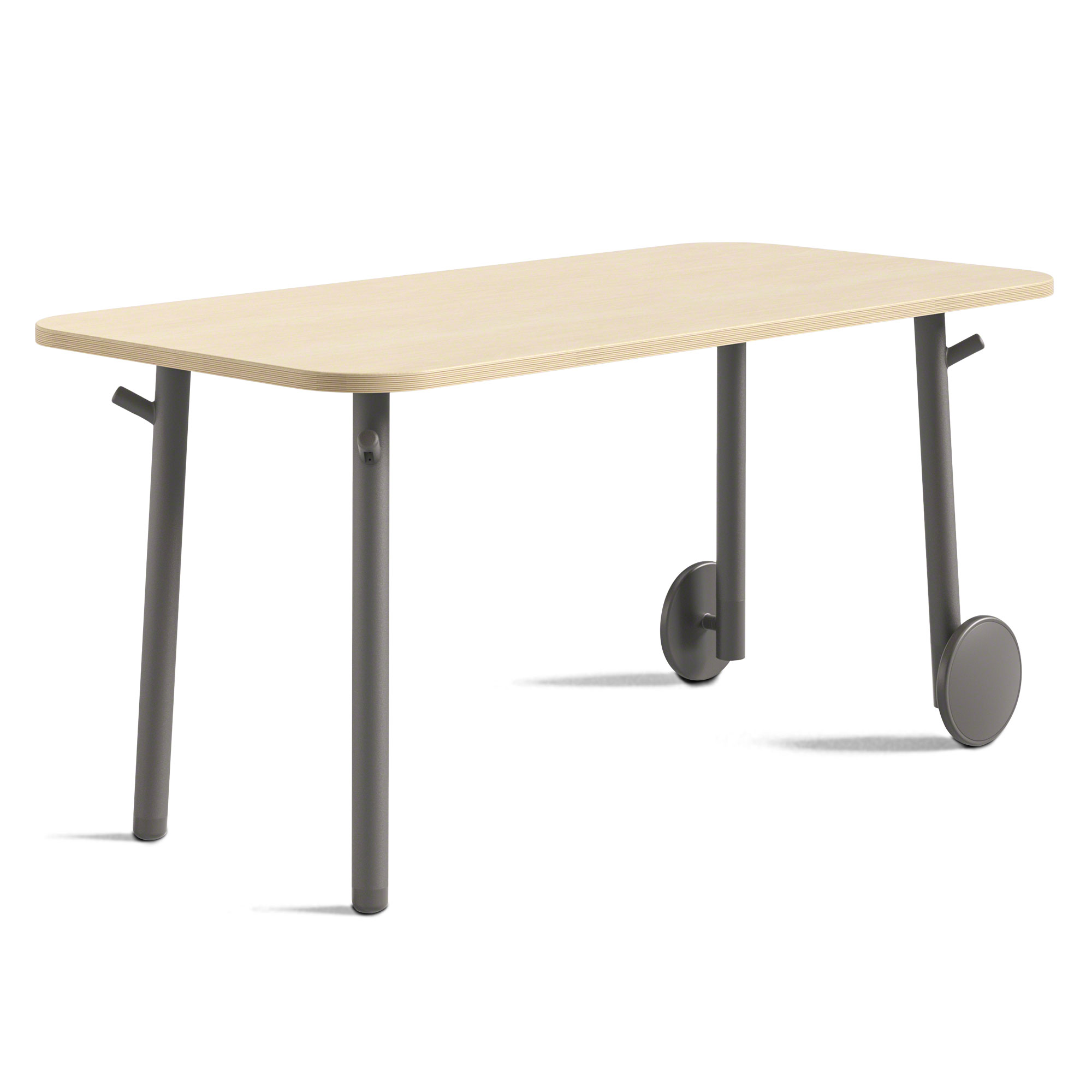 Steelcase Flex Collection Schreibtisch auf Rollen, einfach zu bewegen Steelcase Flex Collection Schreibtisch auf Rollen, einfach zu bewegen