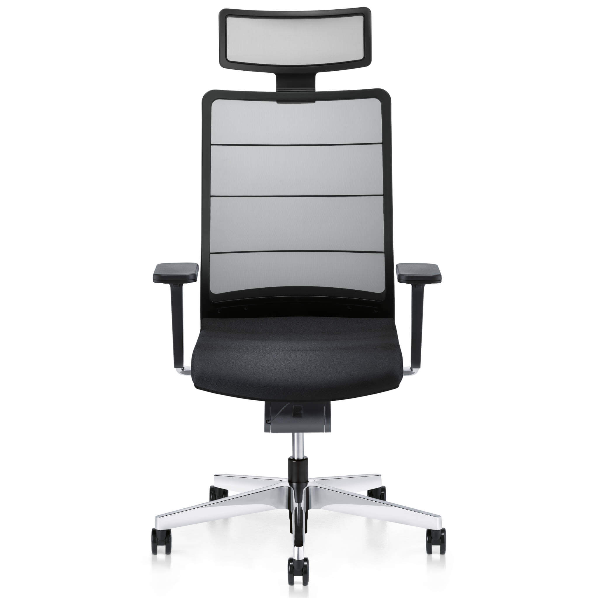 Interstuhl AirPad 3C72 Drehstuhl mit Body-Float Synchronmechanik und Kopfstütze Interstuhl AirPad 3C72 Drehstuhl mit Body-Float Synchronmechanik und Kopfstütze